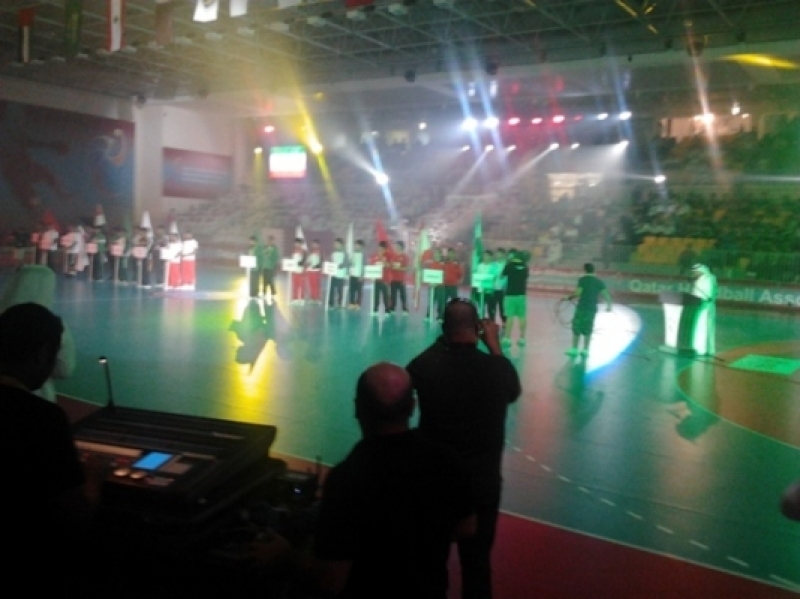 Opening ceremony of the 13th asian men juniors handball championship